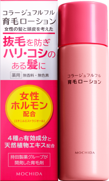 分け目やはえぎわの薄毛が気になる女性向けのコラージュフルフル育毛シリーズ