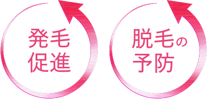 発毛促進　脱毛の予防